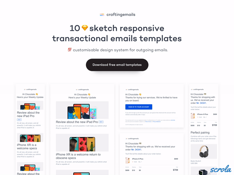 Free 10 Email templates available on sketch and Figma design system email email template figma newsletter design newsletter template newsletters script sketch