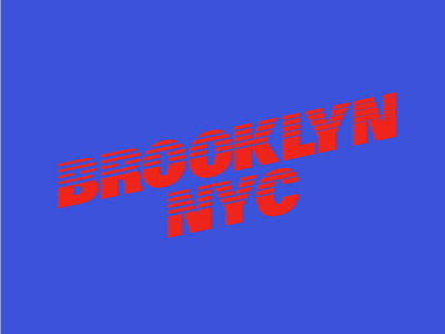 Brooklyn Type Treatment 90s big apple brooklyn contrast graphic new york nyc t shirt type type treatment