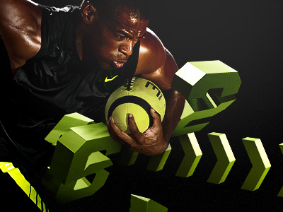 Nike Sparq digital interface nike product sport training typography