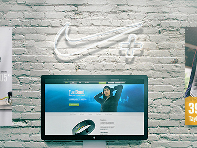 Nike+ Downtime brand data digital product sport visualization