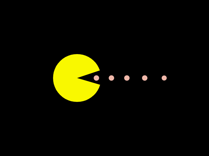15++ Animation now loading gif pacman info