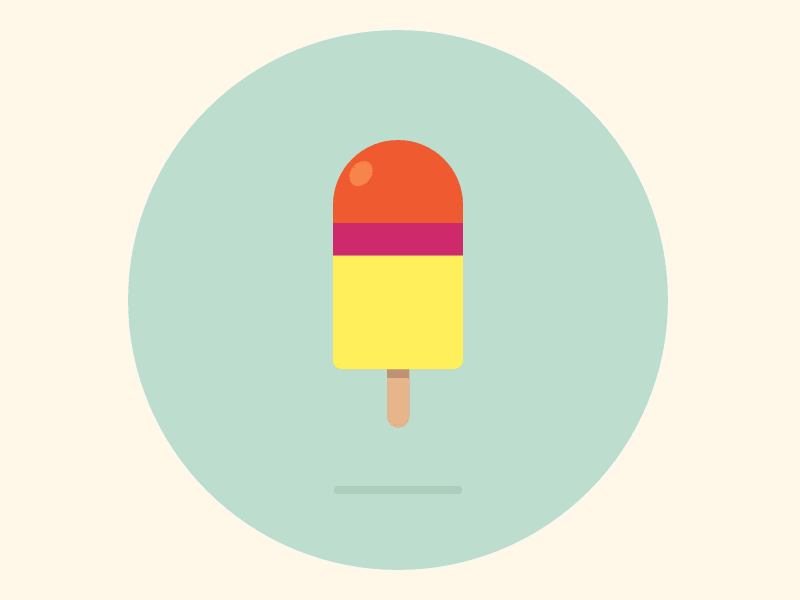 Ice Lolly animation cold colours gsap ice lemon liquid lolly orange raspberry summer svg