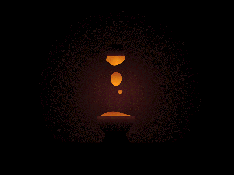 SVG Lava Lamp animation filter goo gsap lamp lava light retro svg wax