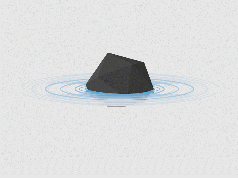 SVG Rock Ripples animation distortion filter gsap liquid reflection ripples rock svg water waves