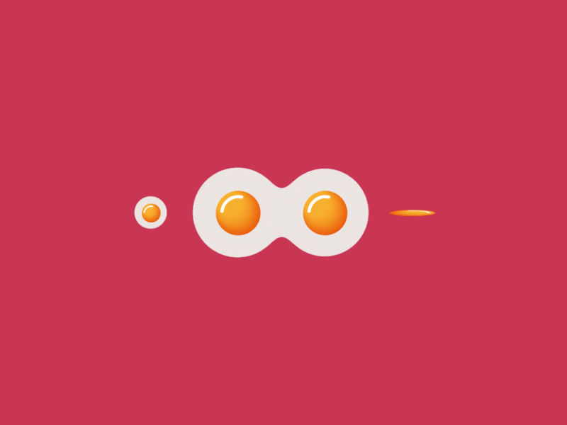 Egg Loader egg food goo javascript loader loop svg vector waiting yolk