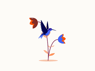 MailPoet - Nectar Bird Loader animation bird bird illustration flower illustration javascript leaves loader loop nectar svg vector