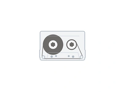 Cassette Loader cassette javascript loader loop magnetic retro svg tape vector web animation