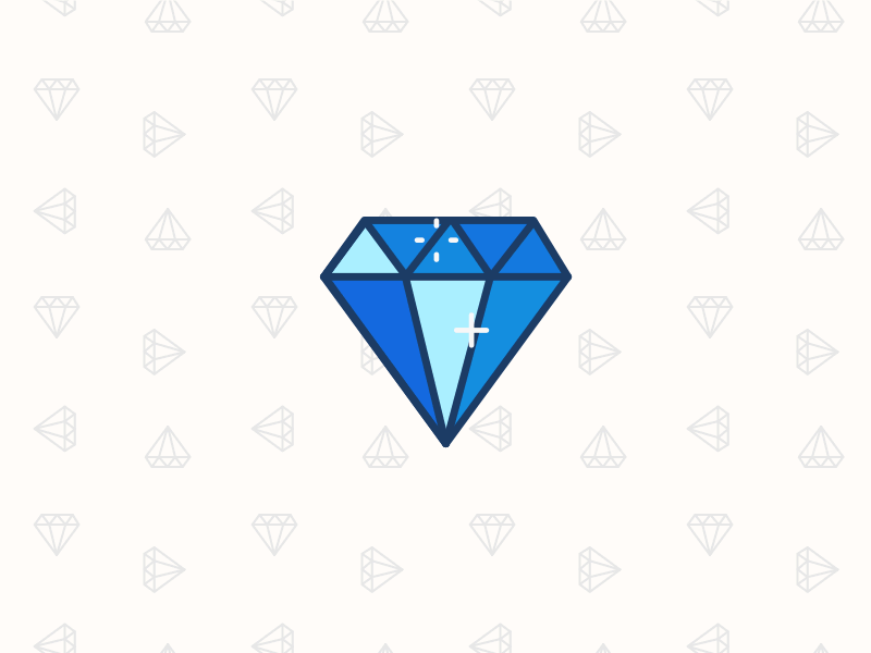 Diamond Icon bodymovin diamond gem icon illustration jewel loop lottie lottiefiles sparkles svg svg animation vector