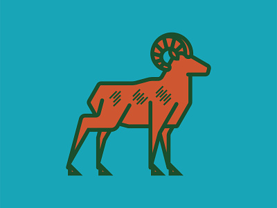Ram animal colorado colorado state university csu fortcollins icon illustration ram university