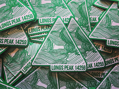 Longs Peak Patch 14er 14ers colorado embroidered longs peak mountain patch patches rocky mountain national park topographic topography