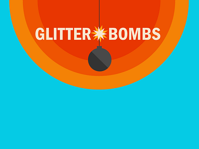 Glitter Bombs bombs flat sun web