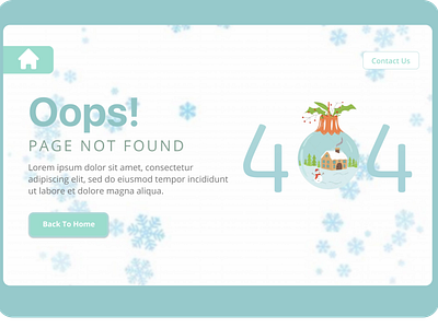 404 Christmas Theme