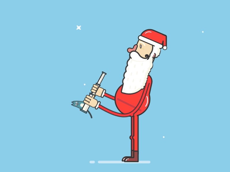 #CrispChristmas 1/25 advert animation cat christmas crispchristmas free giveaway illustration santa