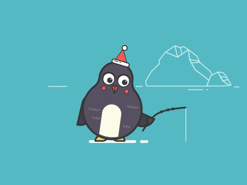 #CrispChristmas 3/25 animation christmas free giveaway illustration penguin
