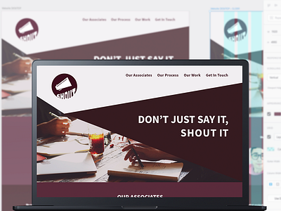 SHOUT Associates branding design video web design