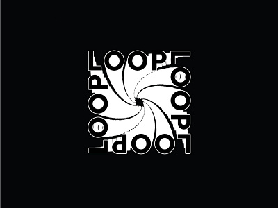 LOOP design graphic design illustration logo loop minimal typography vector