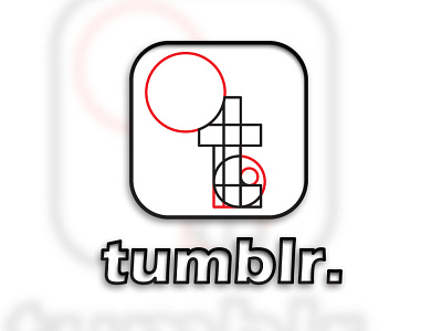 New App icon for Tumblr app icon app logo branding design graphic design logo tumblr