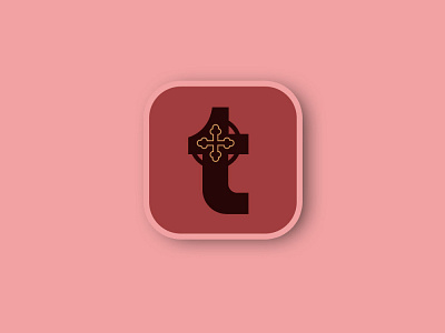New app icon for Tumblr branding design graphic design logo minimal