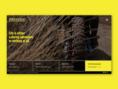 HH Garage Website debut homepage ui ux web website