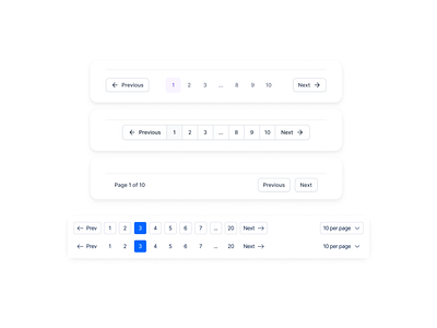 Pagination design ui