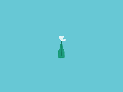 tiny bottle bottle cap color flower