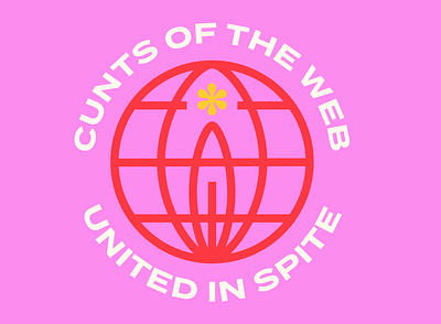 cotw united in spite feminine logo pink vagina woman