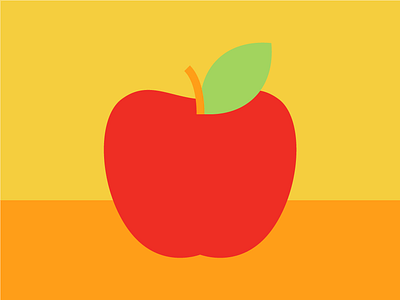 lil apple apple eat food fruit leaf red simple snack sweet