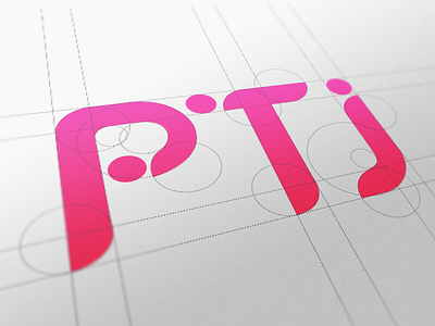 PTJ logo gradient logo