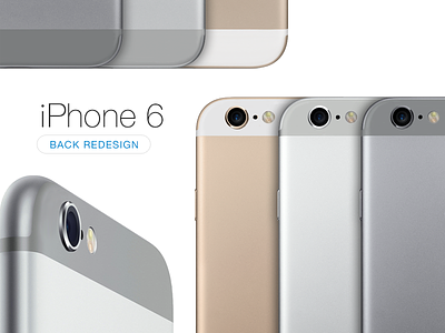 iPhone 6 Back Redesign 6 apple back industrial iphone phone redesign