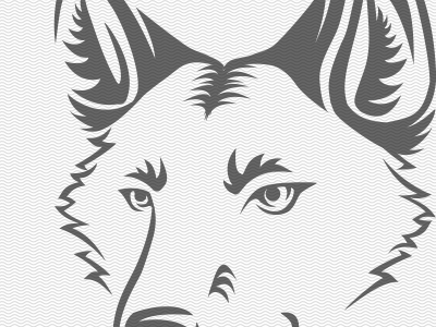 Wolf Illustration tribal vector wolf
