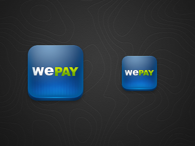 WePay iOS App Icon (original attempt) app ios mobile wepay