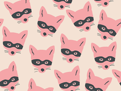 I was reading about Fantastic Mr Fox So I had to make a pattern! character digital illustration fox fresco fun illustration illustration art illustrations pattern pink procreate quirky surfacepatterndesign vector