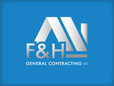 F&H General Contracting branding contracting identity logo