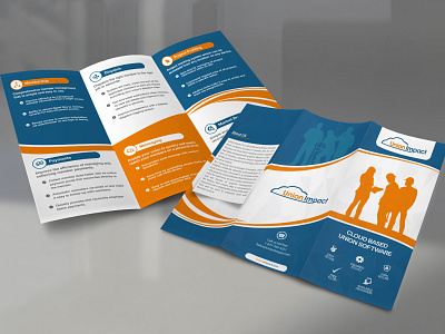 Modern Brochure Design brochsure design graphic design illustrator logo design tri fold