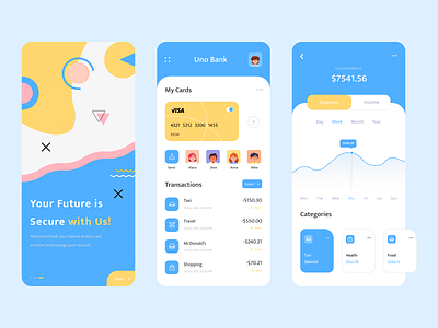 Banking App Design by Giorgi Chikhladze on Dribbble