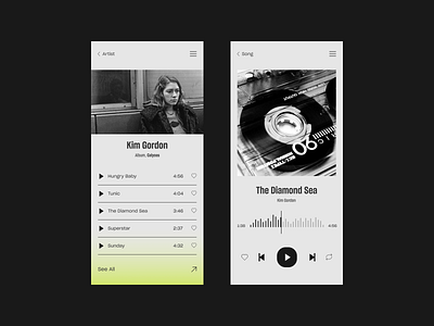 Music App UI