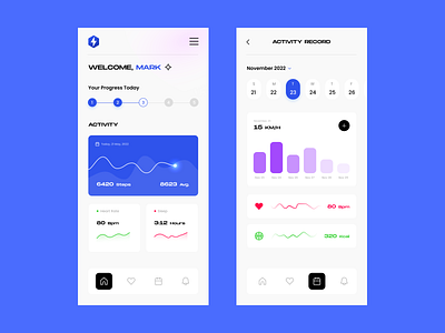 Fitness App UI