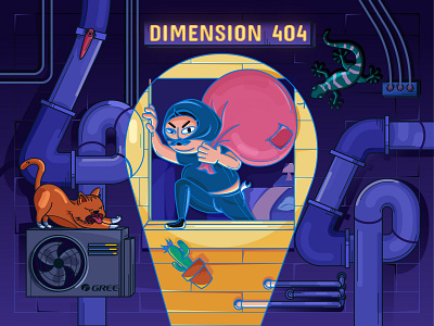 DIMENSION 404 design illustration