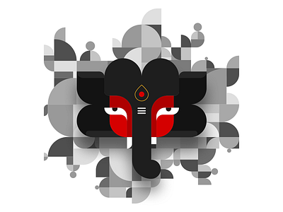 Lord Ganesha! design dribbble festival graphic design illustration india vector
