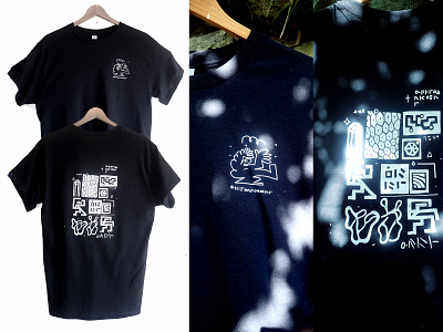 New tees on Bandcamp art branding design diy draw illustration logo merch silkscreening tshirt