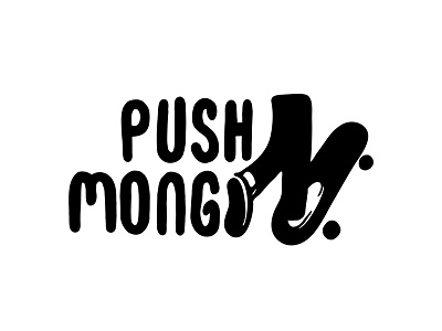 Push mongo design draw illustration logo music pushmongo skate