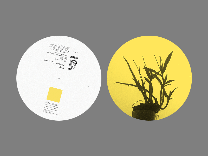 KZN001- Javier Marimon - Hoy ambient design illustration logo music print techno vinyl