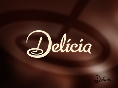 Delicia brand cake chocolate delicia handmade layer logo package