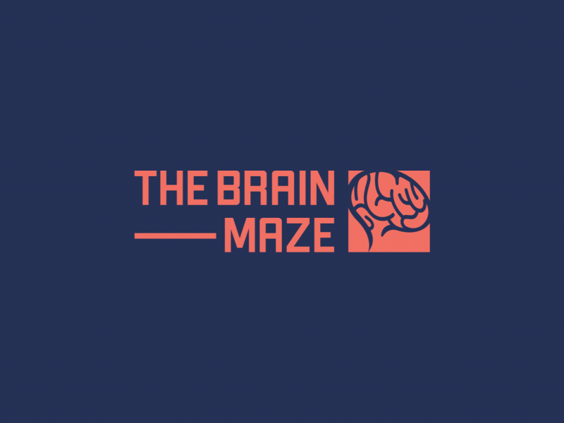 The Brain Maze animation brain brand image logo logotye maze quote science transition video