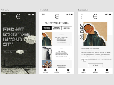 CULCITY - MOBILE APP app design graphic design ui ux