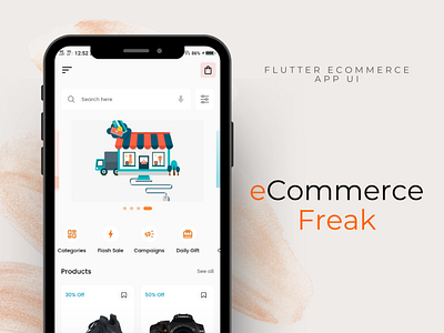 ecommerceFreak UI - Flutter