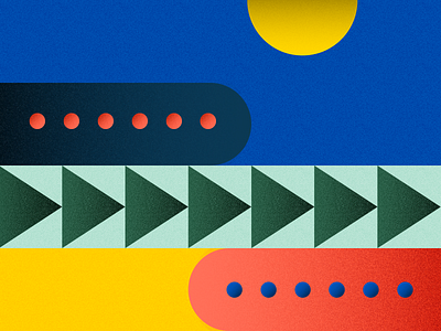 Abstract illustration dedicated to Ukrzaliznytsia