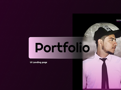 Portfolio Design app branding design graphic design icon illustration landing page landing page design logo ui