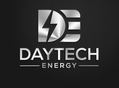 Brand Logo Design- Daytech Energy automation battery branding construction electricity energy graphic design light logo manufacturing power solar tech