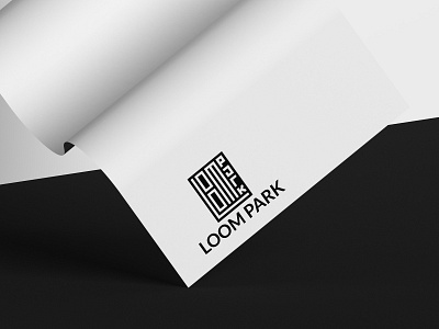 Loom Park Logo branding business logo creative logo design garments logo graphic design illustration logo loom unique logo vector